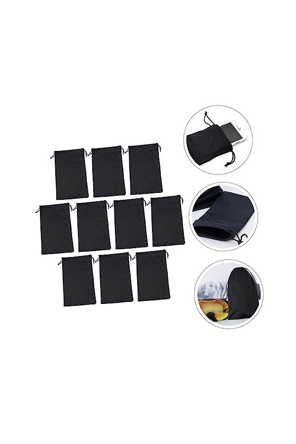 Toddmomy 100 Pièces Poche De Cordon De Lunettes De Soleil Lunettes Magnétiques Fourre-Tout Insert Organisateur Lunettes Vinta