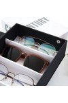 Danlai 12 Fentes Lunettes Plateau Lunettes De Vitrine Lunettes Organisateur Boîte Porte-lunettes Lunettes De Support Lunettes