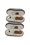 Zerodeko 2 Ensembles Étui à Lunettes à Double Usage Lunettes De Voyage Deux En Uncontact Étui Avec Pincettes Kit De Voyage Ét