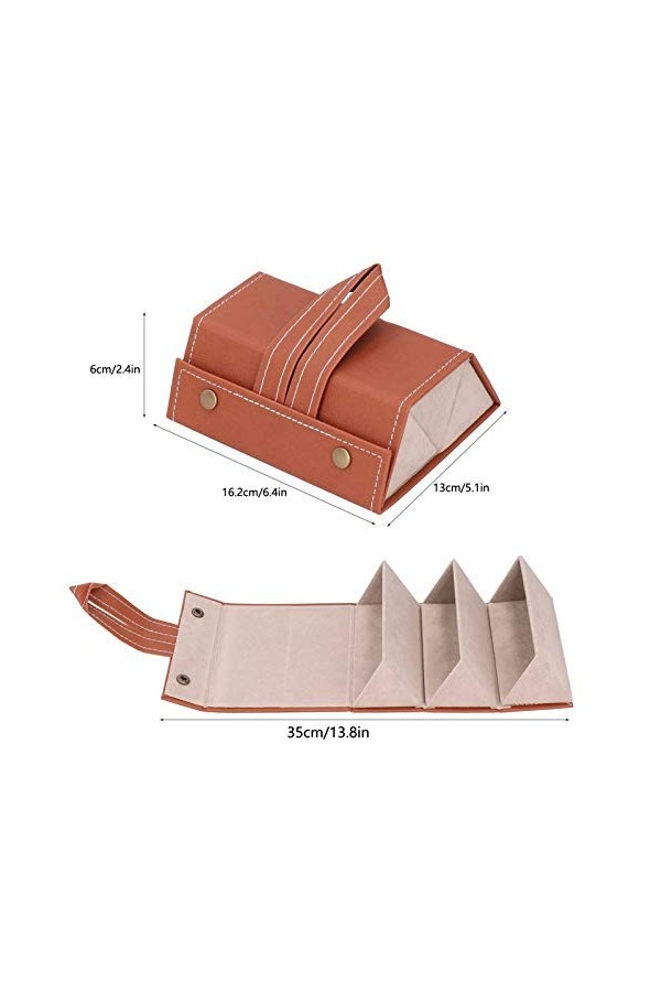 Duokon boîte de Rangement pour Lunettes de Soleil à 3 Emplacements, Plusieurs Paires de Lunettes, Présentoir de Rangement pou