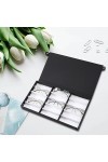 predolo Boîte de Présentation de Lunettes 15 Grilles Lunettes de Soleil Organisateur étui à Lunettes pour Tiroir Bureau à Dom