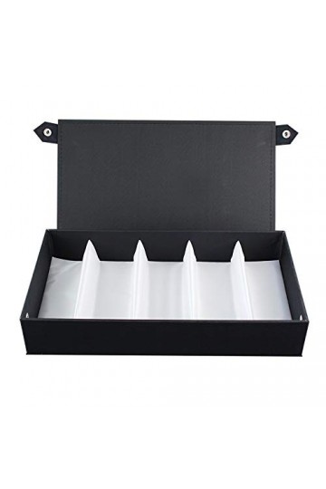 MHBY Boîte de Rangement pour Lunettes de Soleil, étui à Lunettes en PU, étui à Lunettes à 5 Fentes, Lunettes de Soleil