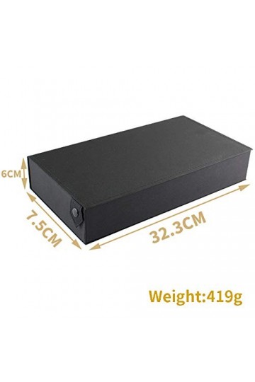 MHBY Boîte de Rangement pour Lunettes de Soleil, étui à Lunettes en PU, étui à Lunettes à 5 Fentes, Lunettes de Soleil