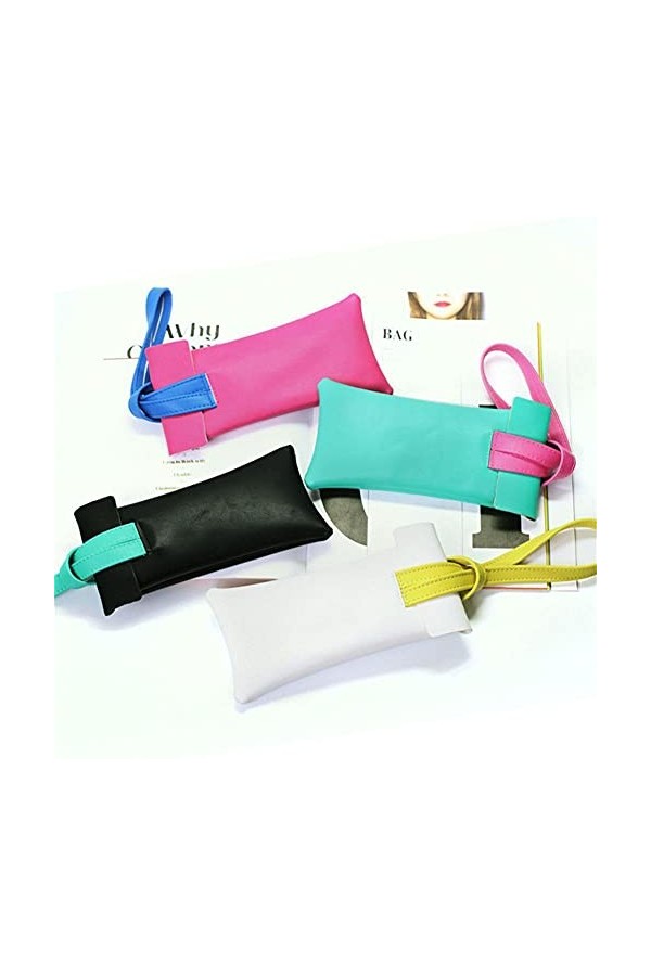 ZKYUCHUN étui à lunettes Myopia Lunettes Sac Pu Portable Sac à lunettes de soleil Microfibre Sac à lunettes de soleil Sac-bla