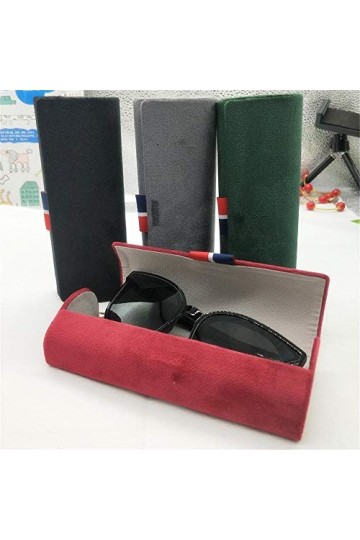 YYJHWECK Étui à lunettes de mode Lunettes de soleil à la mode Femmes Hommes Étuis à lunettes colorés Étui à lunettes Avec étu