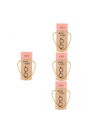 Abaodam 4 Pièces Étui à Lunettes Étui Souple Pour Lunettes Étui Rigide Porte-lunettes Étui Lunettes Boite Demballage Papier 