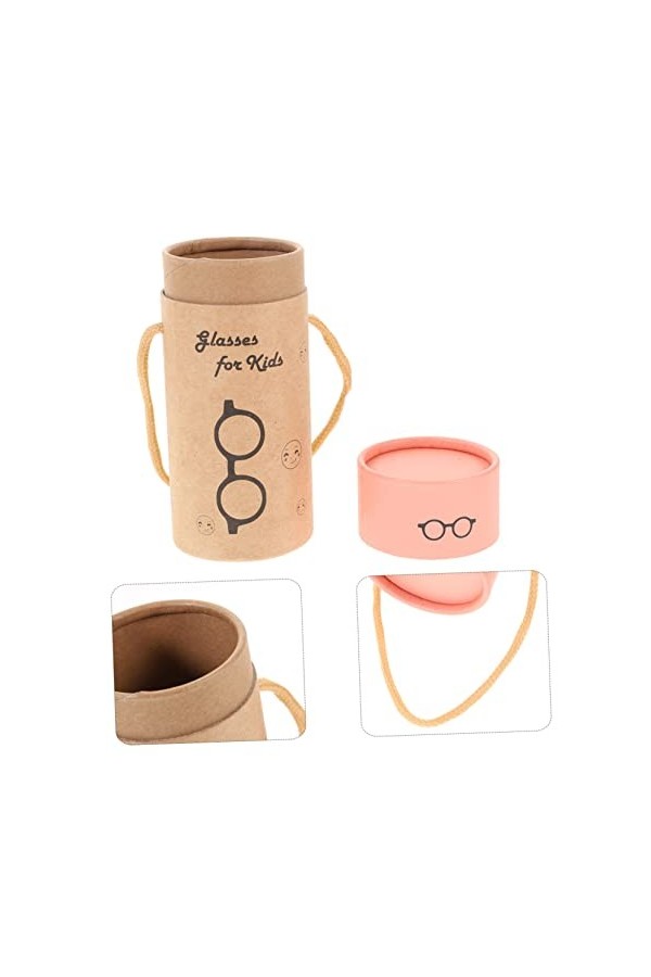 Abaodam 4 Pièces Étui à Lunettes Étui Souple Pour Lunettes Étui Rigide Porte-lunettes Étui Lunettes Boite Demballage Papier 