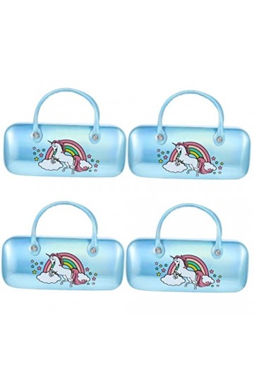 4 pièces étui à lunettes boîte de rangement for enfants porte-verres lunettes de maquillage lunettes de boîte à lunettes poch