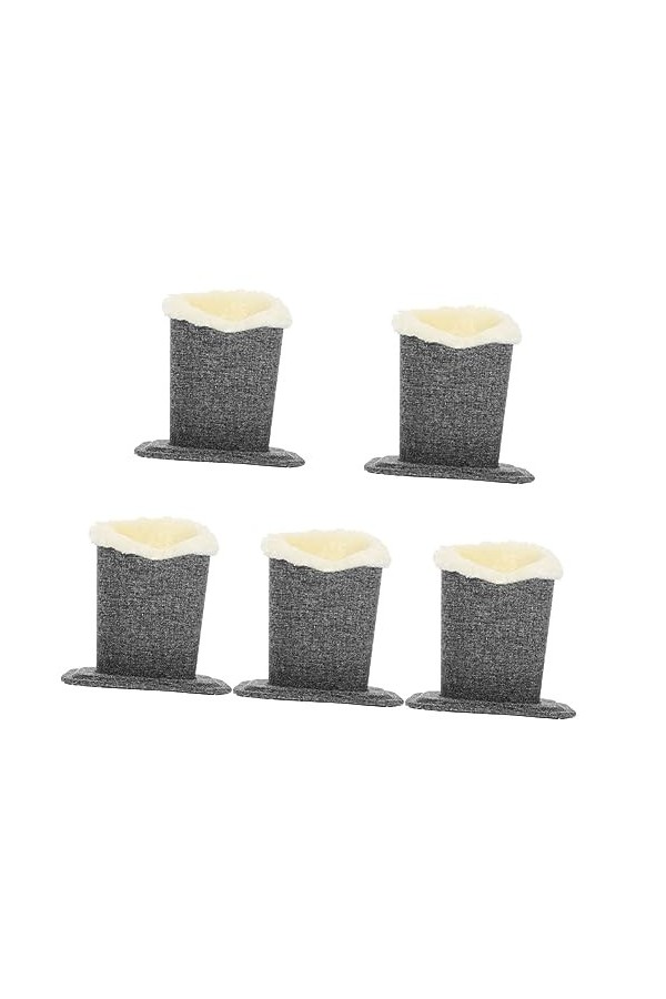 SOIMISS 5 Pièces Tissu Porte-Lunettes Présentoir En Verre Récipients En Verre Support En Verre Étui À Lunettes Doublé En Pelu