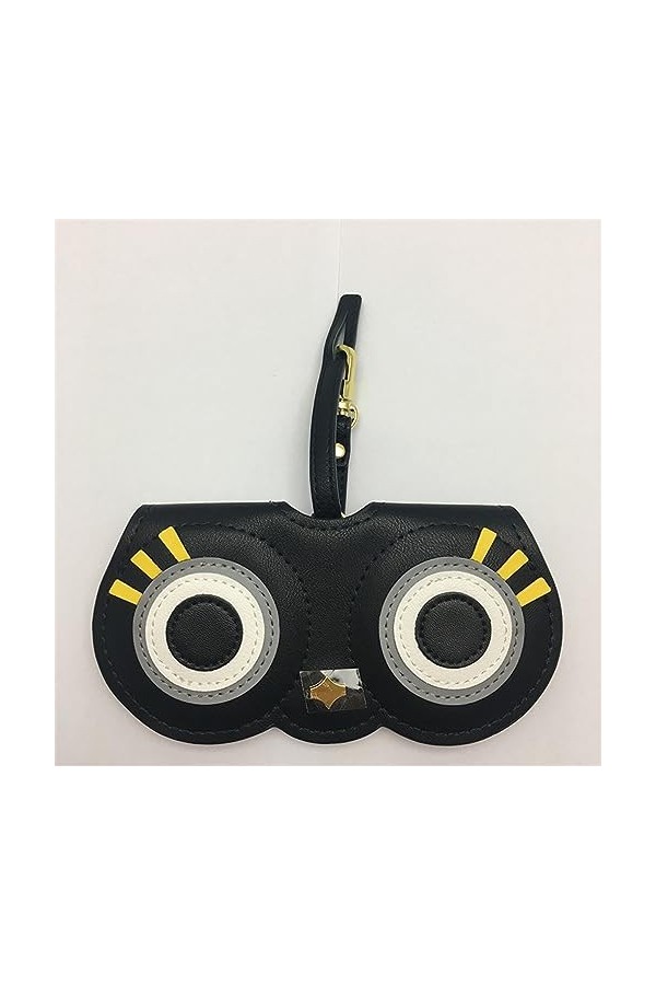 AGALUS Étui À Lunettes Grand Étui À Lunettes Encre Lunettes Clip Portable Mode Dessin Animé Mignon Étui À Lunettes Encre Lune