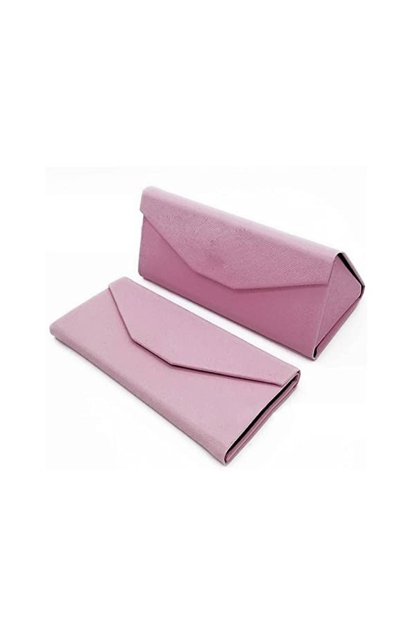 ZZZYW Verres Boîtier Triangle Pliable Lunettes Dur du Sunglasses Boîte de Rangement Verres Accessoires Color : 2, Taille : 1