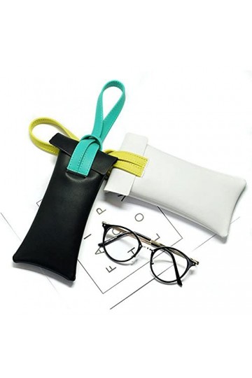 ZKYUCHUN étui à lunettes Myopia Lunettes Sac Pu Portable Sac à lunettes de soleil Microfibre Sac à lunettes de soleil Sac-le 