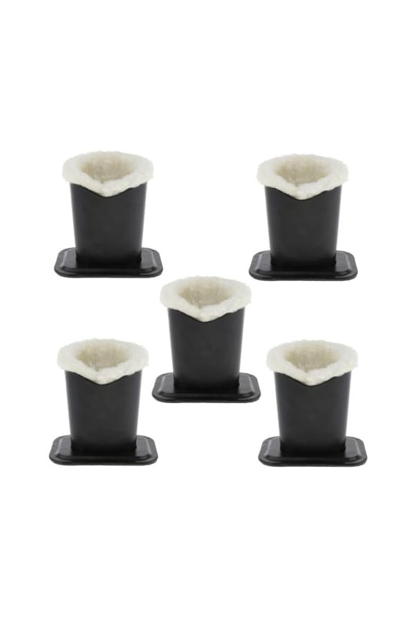 CARESHINE [Porte-lunettes] étui à lunettes doublé en peluche-porte-lunettes en cuir PU él pour bureau/maison-organisateur de 