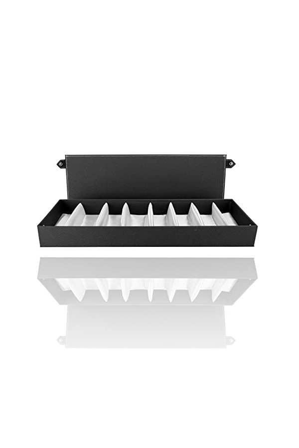 Gawu 8 grilles empêchent la poussière de Lunettes vitrine boîte de Rangement de Lunettes Lunettes de Soleil de Voyage pour la