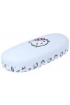 HELLO KITTY Étui à lunettes rigide avec joli motif blanc
