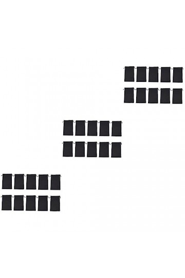 Kisangel 75 Pcs Lunettes De Soleil Cordon De Poche Étui De Protection De Lunettes Lunettes Cordon Sac Pochette En Microfibre 