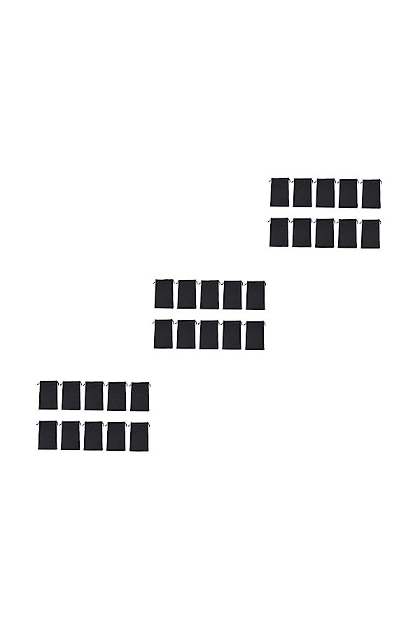 Kisangel 75 Pcs Lunettes De Soleil Cordon De Poche Étui De Protection De Lunettes Lunettes Cordon Sac Pochette En Microfibre 