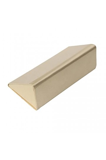 SINKOV Lunettes de Soleil en Cuir doré Lunettes Pliantes Étui à Lunettes Portable Étui à Lunettes Coque Rigide