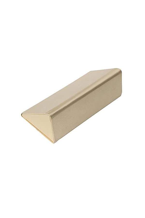 SINKOV Lunettes de Soleil en Cuir doré Lunettes Pliantes Étui à Lunettes Portable Étui à Lunettes Coque Rigide