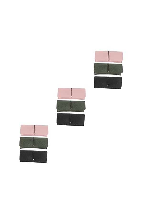 VILLFUL 9 Pièces à Lunettes Organisateur De Lunettes Verres Clairs Boîtes De Conservation Caissons De Rangement Lunettes De S