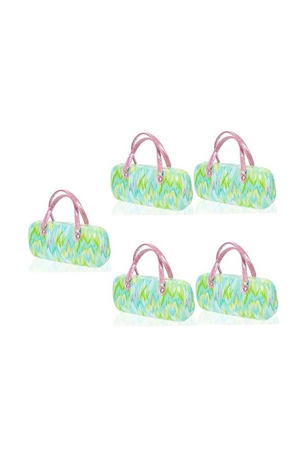 ERINGOGO 5Pcs Pu Cuir Métal Implant Lunettes De Soleil Pour Enfants Lunettes De Soleil Mignonnes Lentes De Sol Para Niños Étu