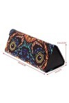 SENFEISM Lunettes Boîte De Rangement Organisateur Triangle Pliable Étui À Lunettes Dessin Animé Animal Lunettes Lunettes De S