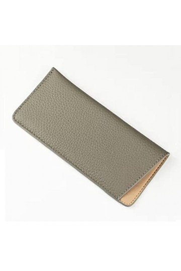 RISEDS Étuis À Lunettes Sac de Lunettes de Soleil de boîte de Rangement en Cuir Portable for Hommes Color : Gray, Size : 85x