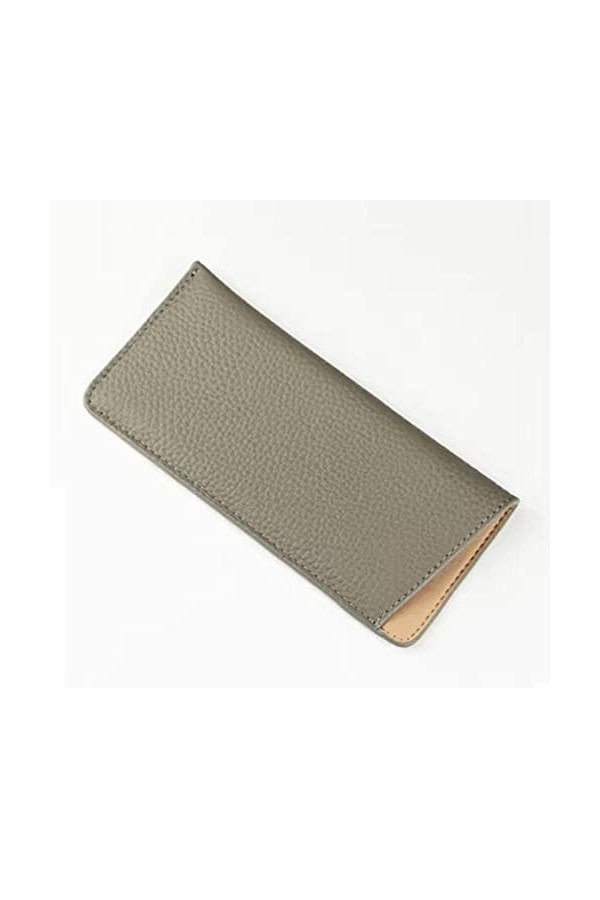 RISEDS Étuis À Lunettes Sac de Lunettes de Soleil de boîte de Rangement en Cuir Portable for Hommes Color : Gray, Size : 85x