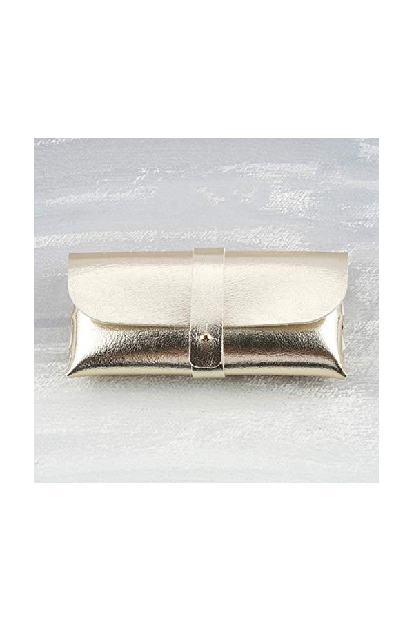 SENFEISM Lunettes Boîte De Rangement Organisateur Mode Lunettes De Soleil Sac Spectacle Artificielle en Cuir Synthétique Soup