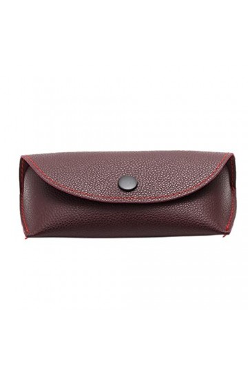 AGALUS Étui À Lunettes De Soleil En PU Sac Souple À Motif Dagneau Étui À Lunettes Étui À Lunettes De Soleil Pliant,Couleur4