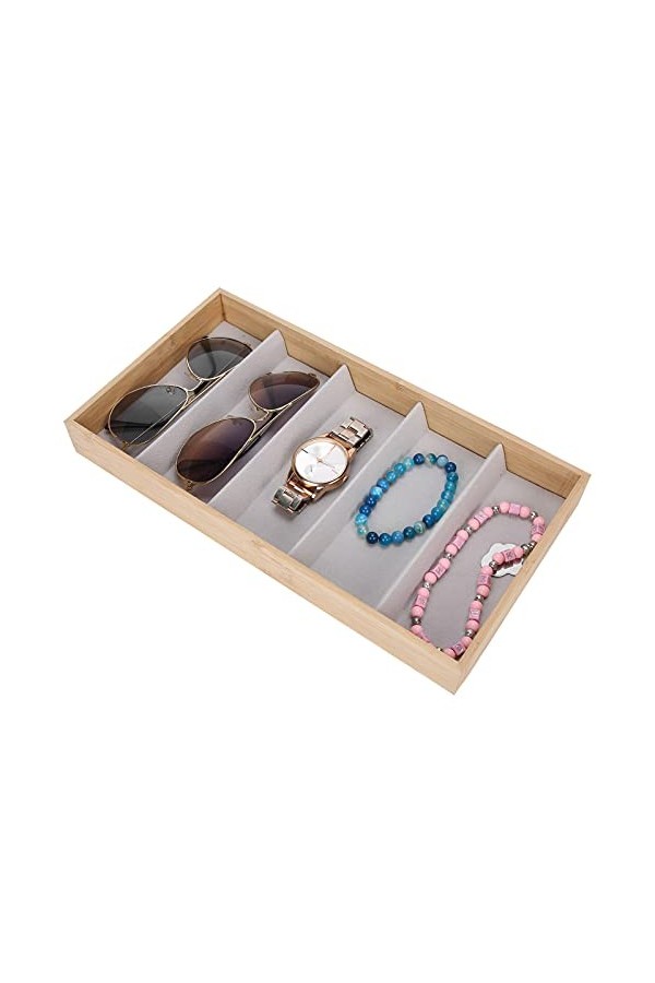 XINL Boîte à lunettes, protection durable contre les rayures 5 grilles vitrine de lunettes de soleil pour magasin de lunettes