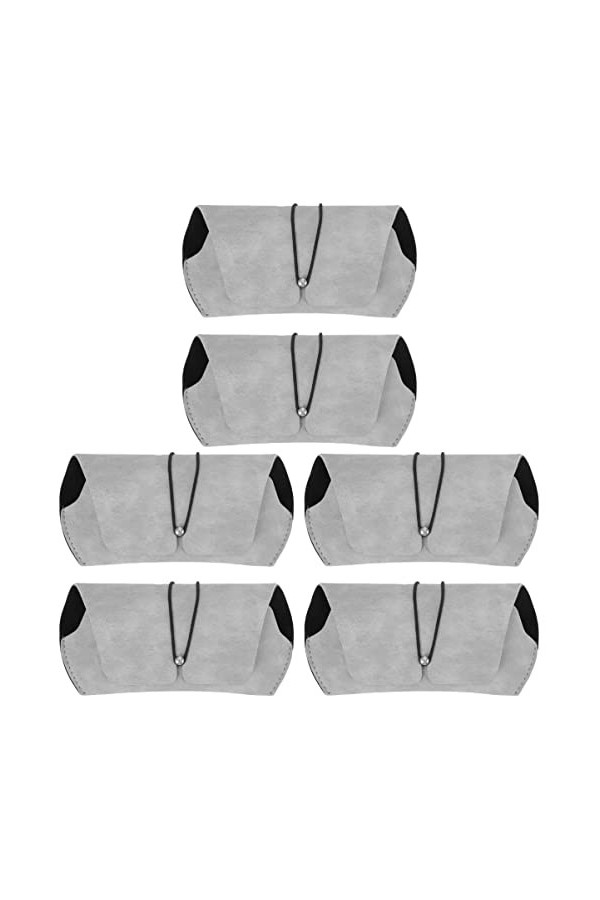 Veemoon 6 Pièces Boîte De Rangement Pour Lunettes De Soleil à Lunettes De Soleil De Voyage Étuis à Lunettes Femme Coque Dure 