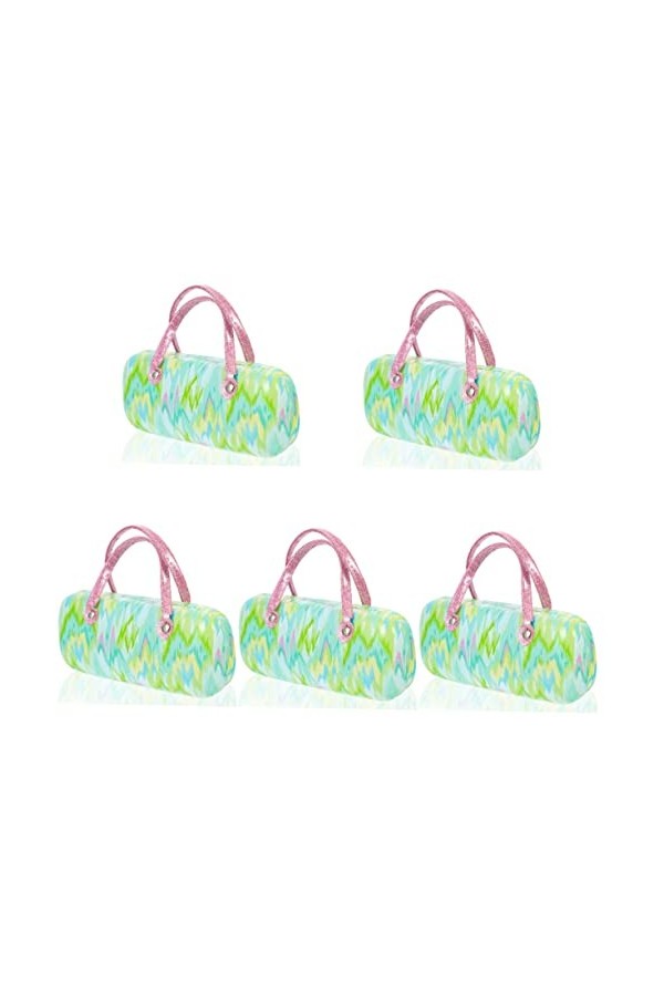 Healeved 4 Pièces Implant En Cuir Pu Métal Étui à Lunettes De Soleil De Quai Pour Femmes Couverture De Lunettes Étui à Lunett