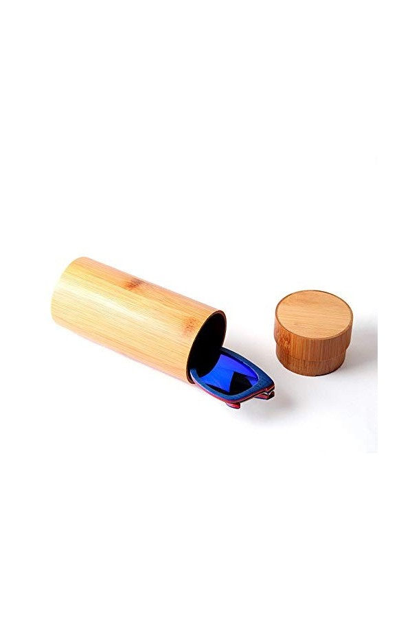 ChengBeautiful Étui À Lunettes Étui à Lunettes étui à Lunettes étui de Protection en Bois protège et Range des Lunettes et de