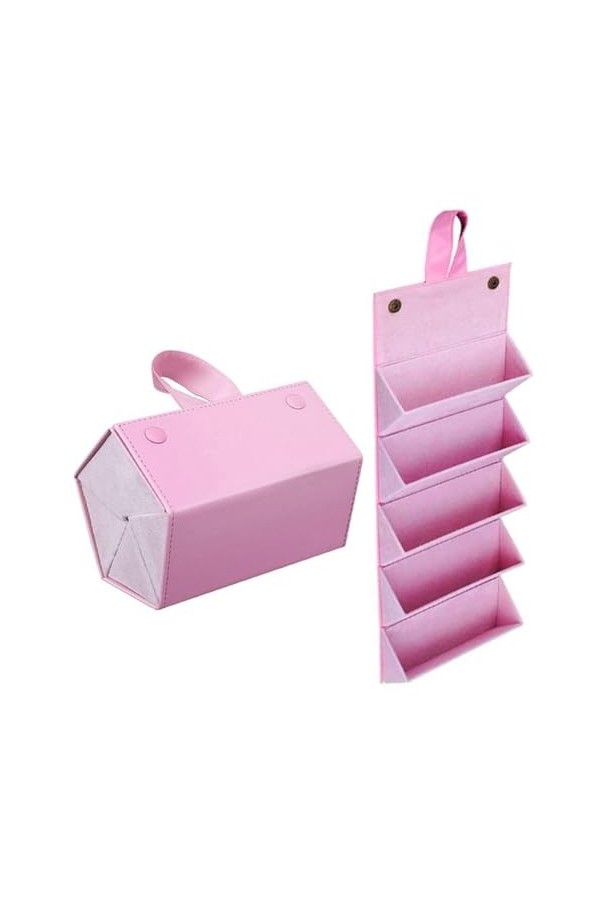Obllsuee Organisateur De Lunettes De Soleil À 5 ​​fentes, Porte-lunettes, Présentoir, Étui De Rangement, Boîte De Voyage For 