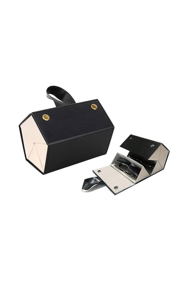 Obllsuee Organisateur De Lunettes De Soleil À 5 ​​fentes, Porte-lunettes, Présentoir, Étui De Rangement, Boîte De Voyage For 