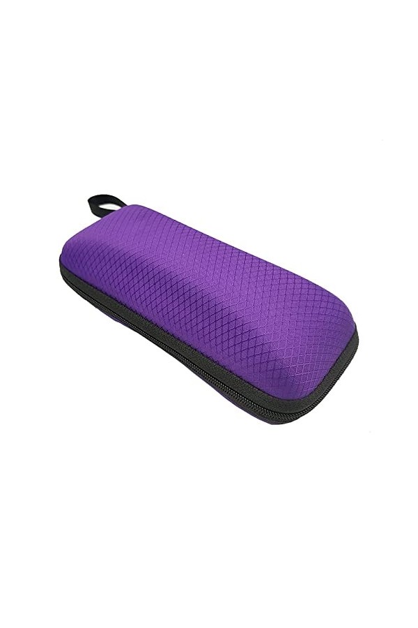 BDRAW Étui à Lunettes Coque Rigide Fermeture éclair Lunettes myopes Tissu Compartiment incliné étui à Lunettes Myope Organisa