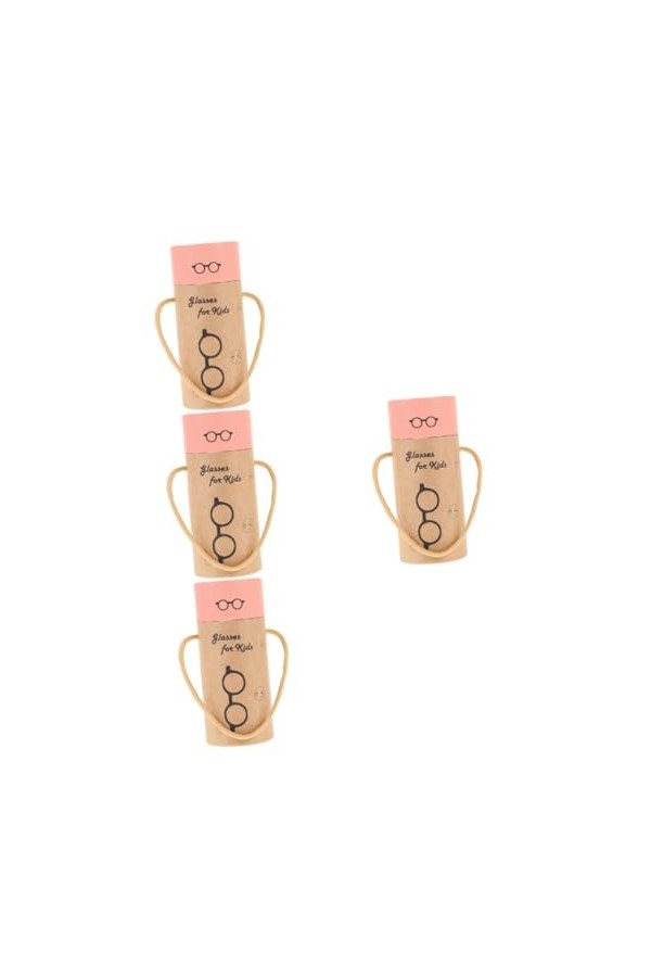 ifundom 4 Pièces Étui à Lunettes Porte-lunettes Étui Souple Pour Lunettes Étui Rigide Étui Lunettes Boite Demballage Enfant