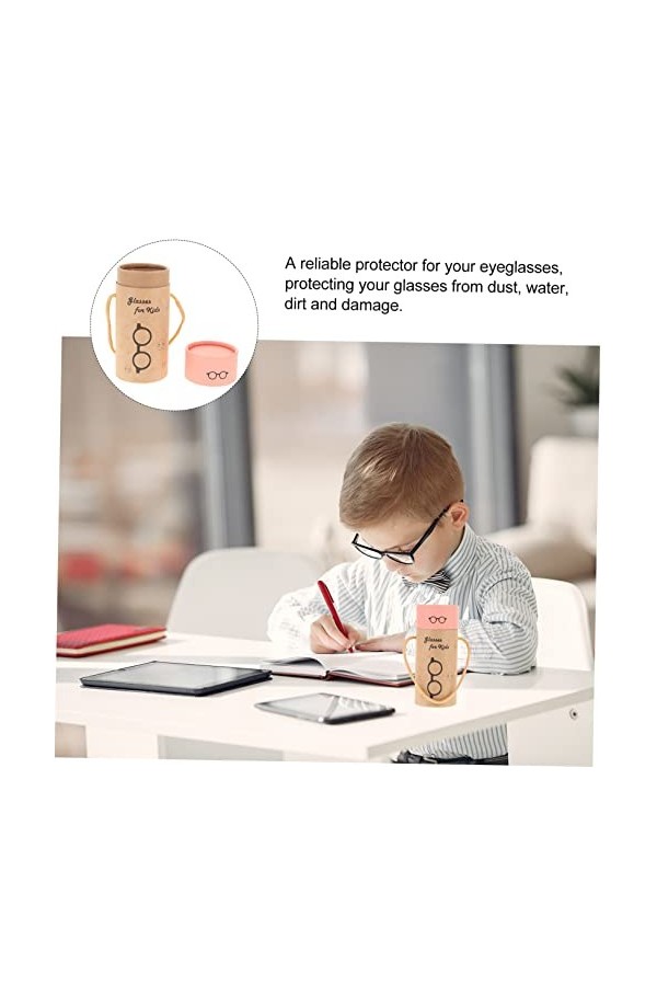 ifundom 4 Pièces Étui à Lunettes Porte-lunettes Étui Souple Pour Lunettes Étui Rigide Étui Lunettes Boite Demballage Enfant