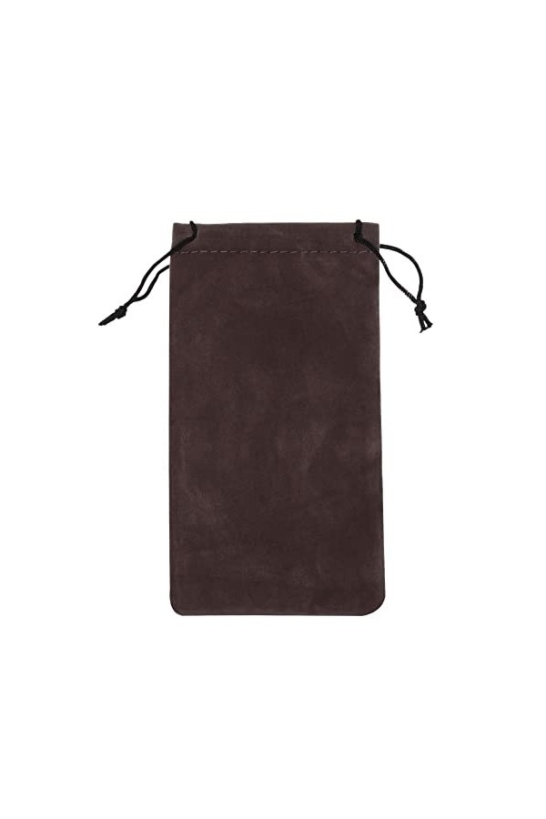 AttreX 1PC lunettes de soleil sacs couleur unie cordon pochette sacs lunettes accessoires doux lunettes sac Boîtes Color : S