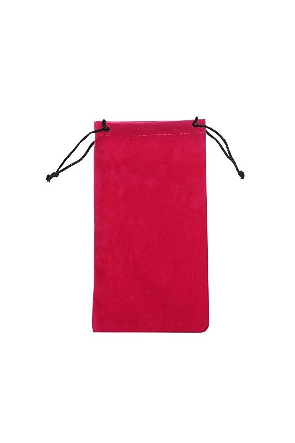 AttreX 1PC lunettes de soleil sacs couleur unie cordon pochette sacs lunettes accessoires doux lunettes sac Boîtes Color : S