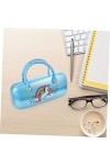 SOIMISS 3 Pièces À Lunettes Portable À Lunettes De Soleil En Pu À Lunettes Avec Poignée Pochette Pour Enfants Pochette À Lune