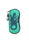 Étui à lunettes Illustration Gecko Imprimé Portable Lunettes de soleil Néoprène Étui Souple Ultra Léger et Pratique Avec Mous