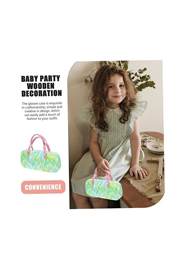 Gadpiparty 5 Pièces Implant En Cuir Pu Métal Étuis à Lunettes Femme Étui à Étui à Lunettes En Cuir Pu Lunettes De Poche Sac à