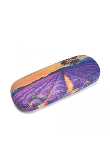 SENFEISM Lunettes Boîte De Rangement Organisateur Vintage Peinture À lhuile Lunettes Boîte Femmes Portable Étui À Lunettes R