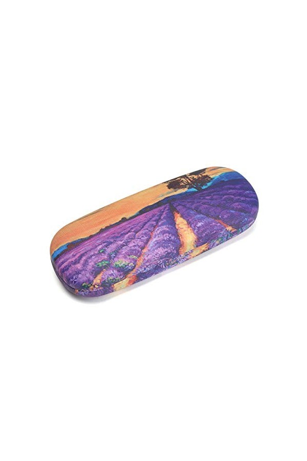 SENFEISM Lunettes Boîte De Rangement Organisateur Vintage Peinture À lhuile Lunettes Boîte Femmes Portable Étui À Lunettes R