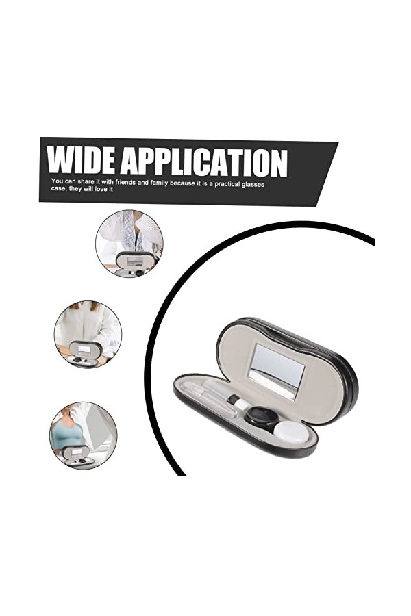KOMBIUDA 1 Ensemble Étui À Lunettes À Double Usage Étui À Lunettes À Coque Rigide Lunettes DExtérieur Étui Organisateur De L