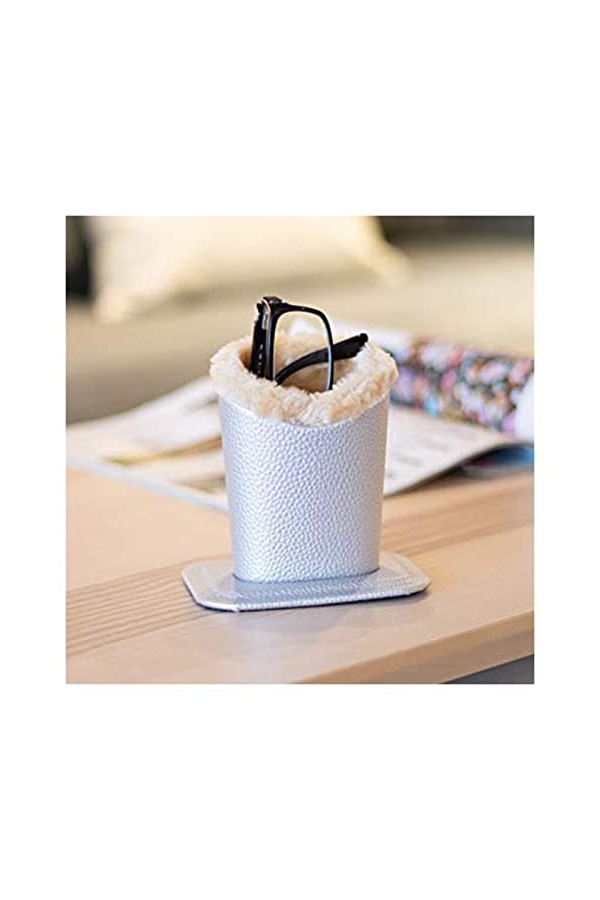 WAOCEO Support à Lunettes Lunettes de vue en peluche Titulaire Végétalie Cuir Végétales Cas de table de table de table de tab