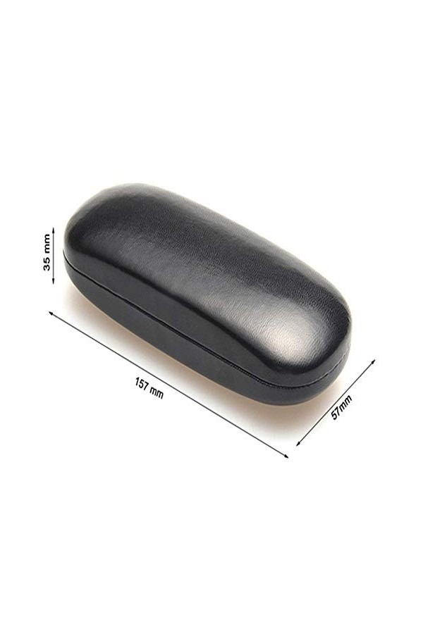 SENFEISM Lunettes boîte de Rangement Organisateur étui à Lunettes Femmes Hommes Lunettes de Soleil Couverture PU Lunettes boî