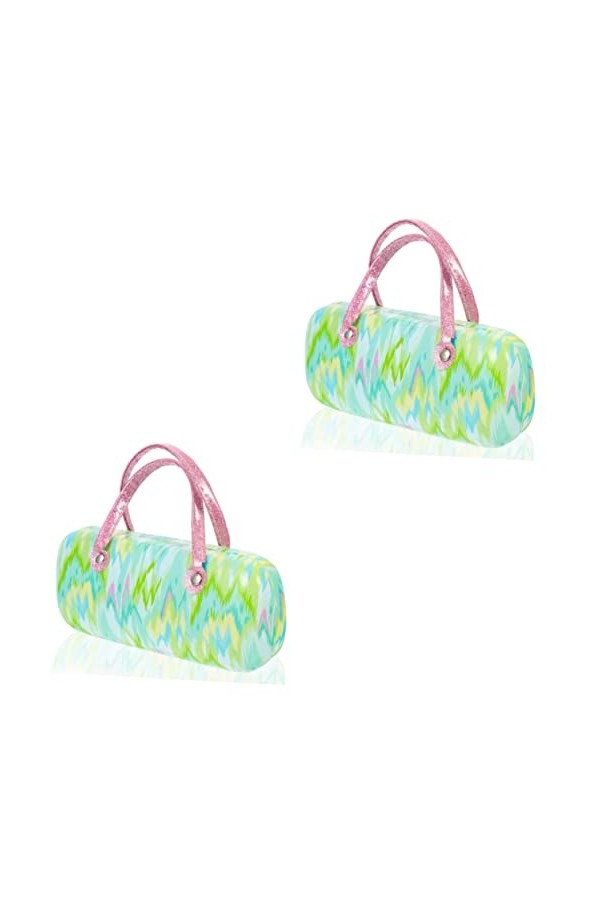 Healifty 4Pcs Pu Cuir Métal Implant Lunettes De Soleil Pliantes Lunettes Lunettes De Soleil Couverture De Lunettes Étui À Lun